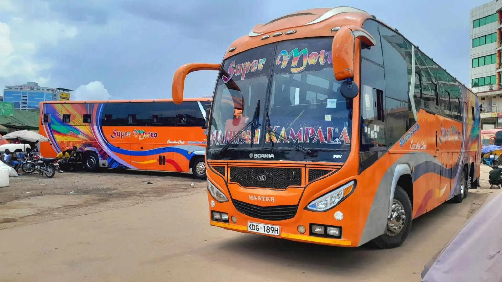 Super Metro coach on the highway